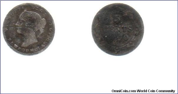 Newfoundland 1890 5 cents