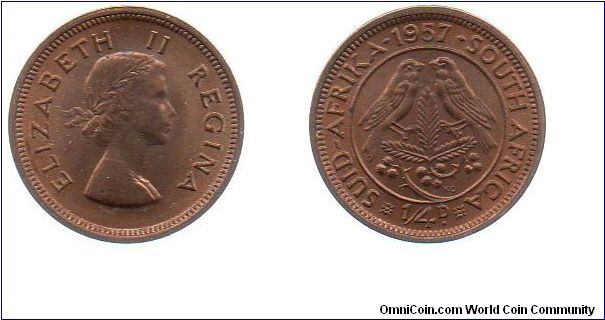 1957 1/4 penny