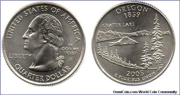 2005 1/4 Dollar - Oregon