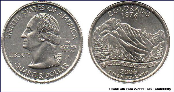 2006 1/4 Dollar - Colorado