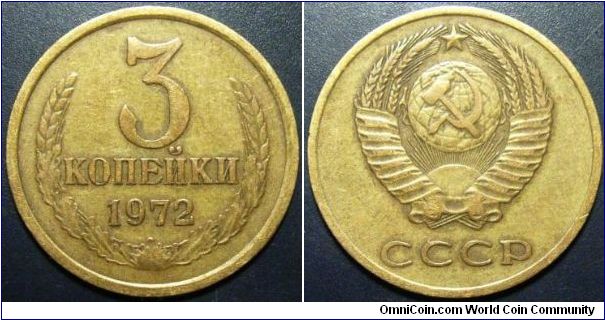 Russia 1972 3 kopek.