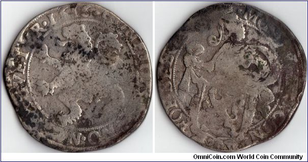 1616 silver Lion Daalder from Utrecht