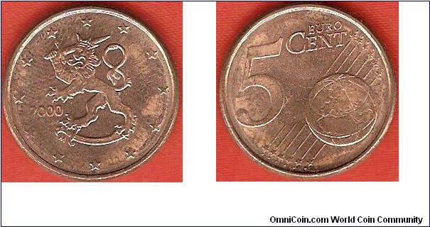 5 eurocent
copper-plated steel