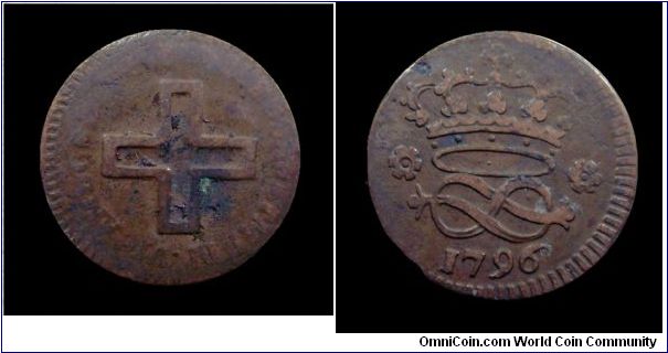 Kingdom of Sardinia - Victor Amadeus III Savoy - 2 Denari - Copper