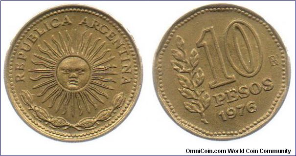 1976 10 Pesos