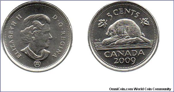 2009 5 cents