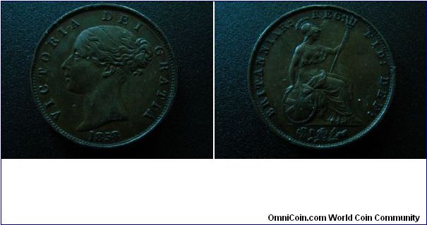 Queen Victoria half penny
