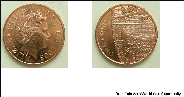 1 Penny, 
Elizabeth II, 
4th Portrait, 
Spink Ref: 4710