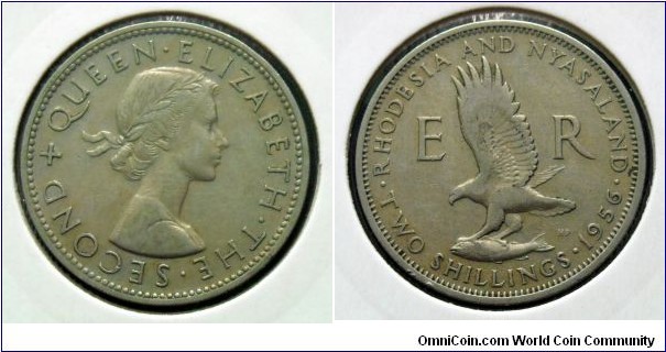 2 shillings.
Rhodesia and Nyasaland.