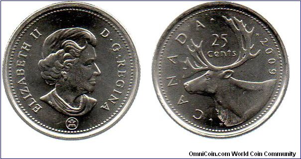 2009 25 cents