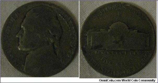 silver nickel 1944 P