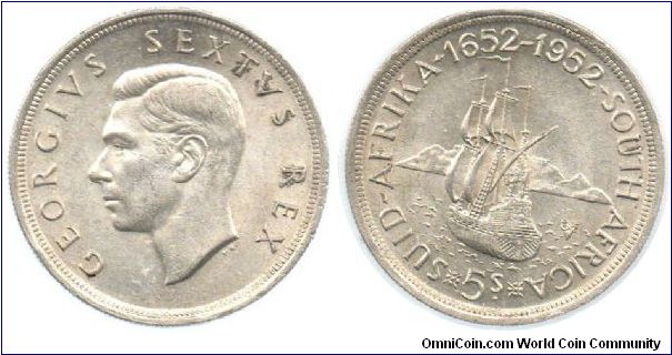 1952 5 Shillings