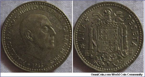 lustrous 1 peseta, gorgeous coin