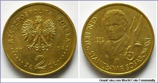 2 zlote.
General Stanislaw
Sosabowski 
(1892-1967)