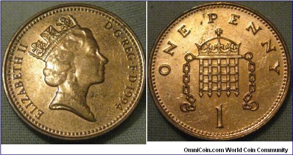 lustrous 1994 penny