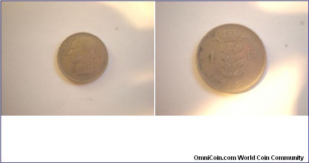 1 FRANC BELGIE