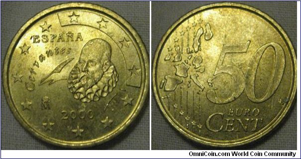50 euro cents from 2000 519,550,400 minted
