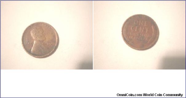 1919 D 
LINCOLN WHEAT
ONE CENT