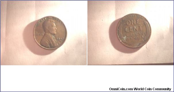 1947 D LINCOLN WHEAT ONE CENT