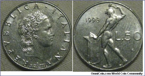 aUNC 2003 50 lira
