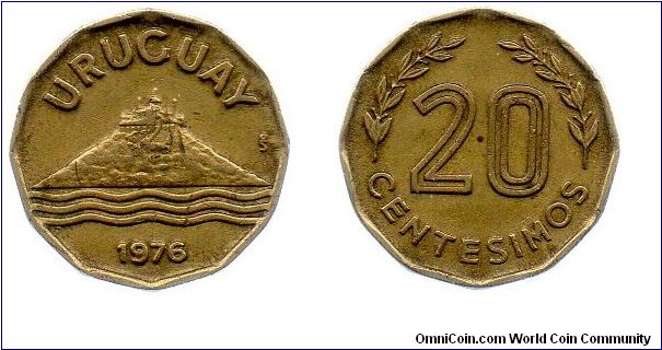1976 20 centesimos