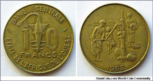 10 francs CFA.
F.A.O.