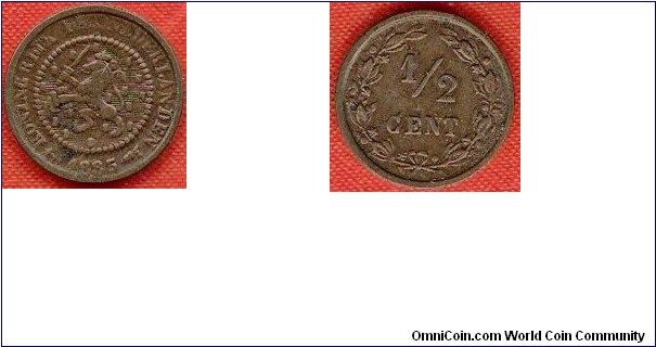 1/2 cent
copper
Utrecht Mint