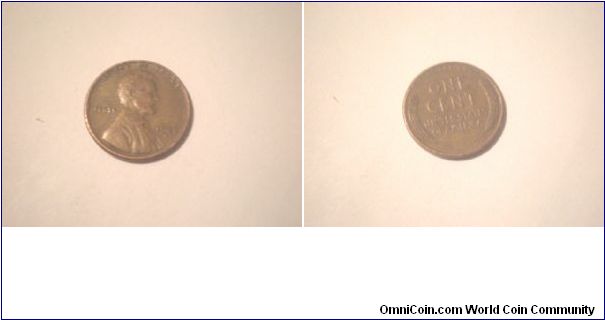 1945 D LINCOLN WHEAT ONE CENT