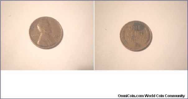 1945 S LINCOLN WHEAT ONE CENT