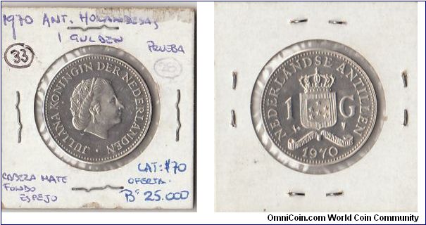 1 Gulden (Proof)
Netherlands Antilles 1970