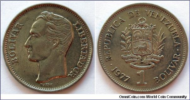 1 bolivar.
Simon Bolivar
(1783-1830)