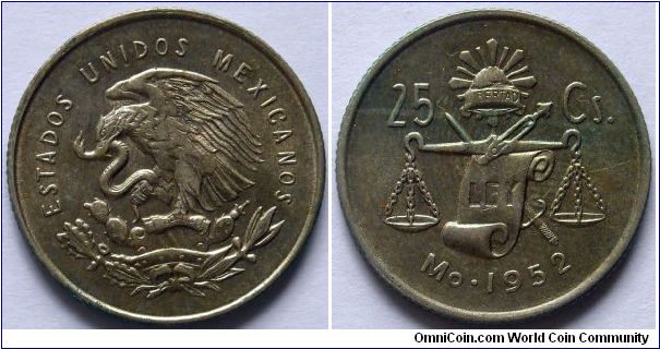 25 centavos.