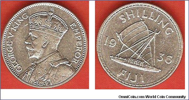 shilling
outrigger
George V, king and emperor
0.500 silver
