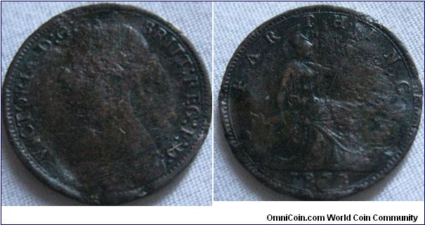 interesting 1873 farthing, it seems to be lower 3 but also the 3 is further from the 7 then normal.