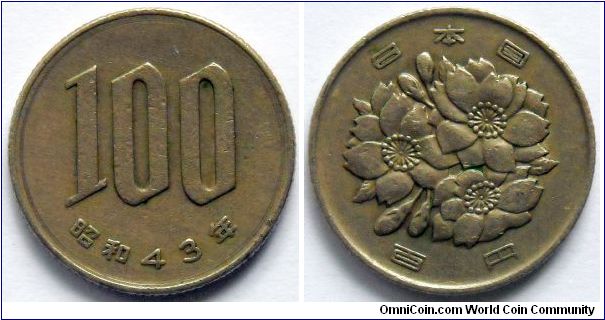 100 yen.
1968