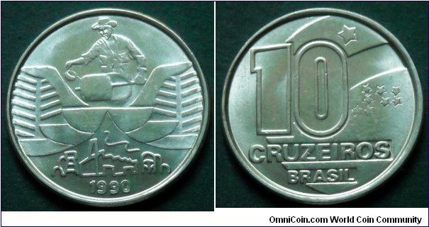 10 cruzeiros.
1990