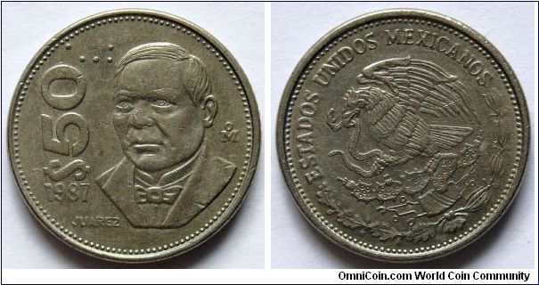 50 pesos.
1987