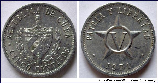 5 centavos.
1971