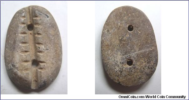 High grade big size variety stone shell coin,Shang Dynasty,it has 24mm diameter,weight 1.5g.