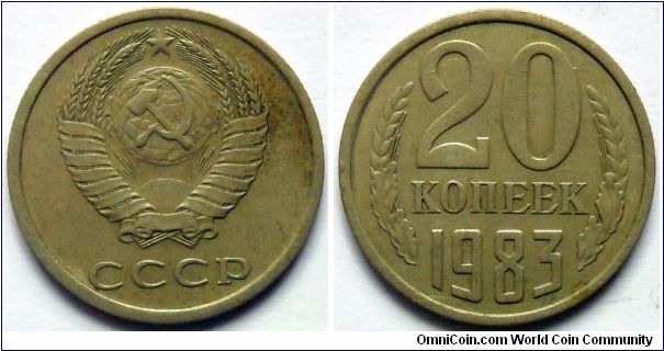 20 kopeks.
1983