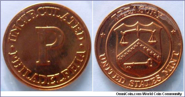 Philadelphia Mint Token