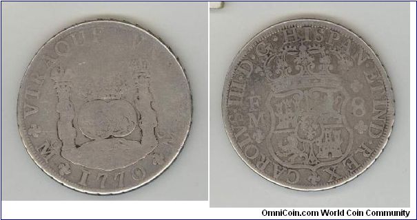 8 Reales, Mexico City mint, 26.0g