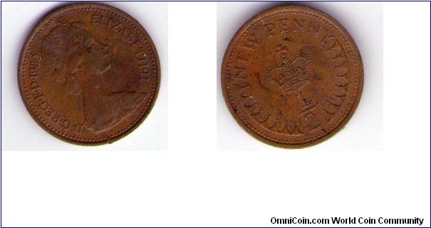 Half Penny
Elizabeth II