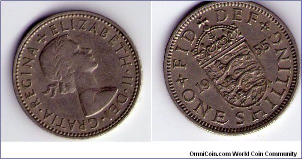 One Shilling
Elizabeth II