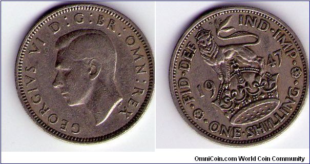One Shilling
George VI