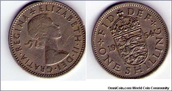 One Shilling
Elizabeth II