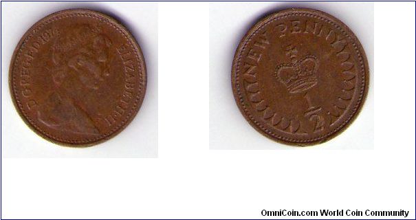 Half Penny
Elizabeth II