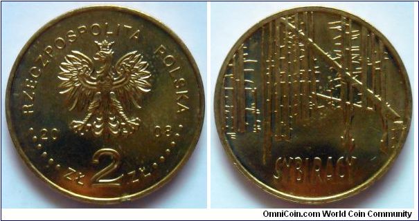 2 zlote.
2008, Siberian Exiles (Sybiracy)