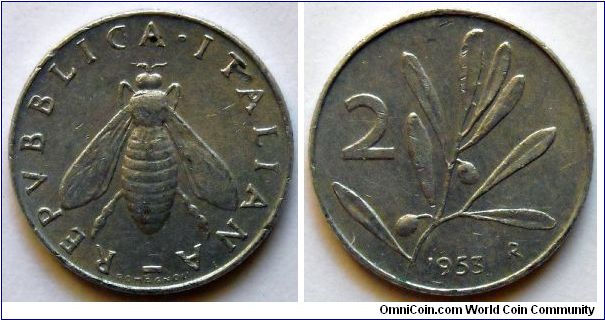 2 lire.
1955