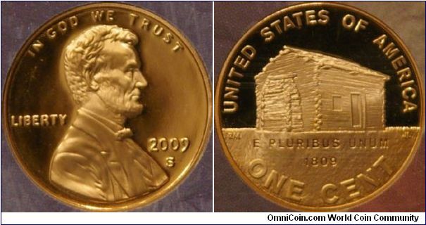Lincoln's Kentucky birthplace, 200th anniversary 1st of 4, Cu-Zinc, 19 mm